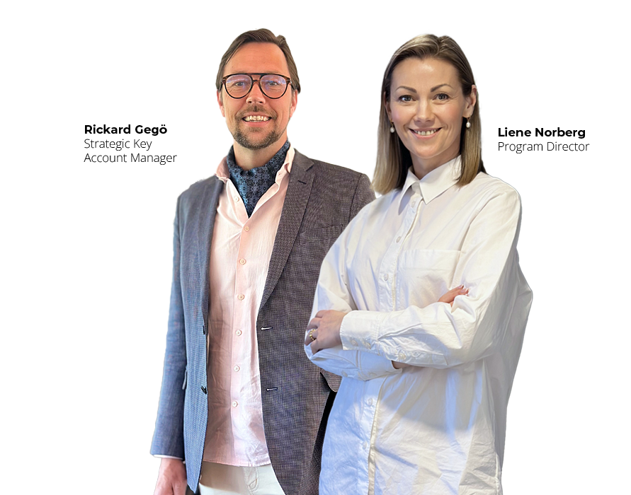 Rickard Gegö, Strategic Key Account Manager, and Liene Norberg, Program Director at Biofuel Express